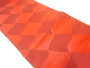 アンティーク　瓦模様織出し袋帯（材料）